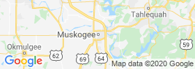 Muskogee map
